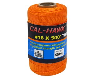 Cal Hawk Mason Line 500 Feet - Orange - Longhorn Steel Company