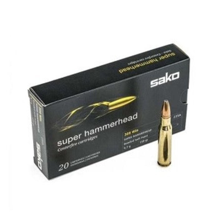 Munitions Sako 300 Win. Mag. Super Hammerhead 180 Gr. - 10 Balles