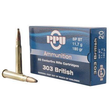 Prvi Partizan Ammunition PPU 303 British 180 Grain Jacketed Soft Point