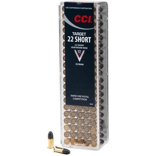 Cci 22 Short 29 Grain Target 100rds Outdoor Essentials