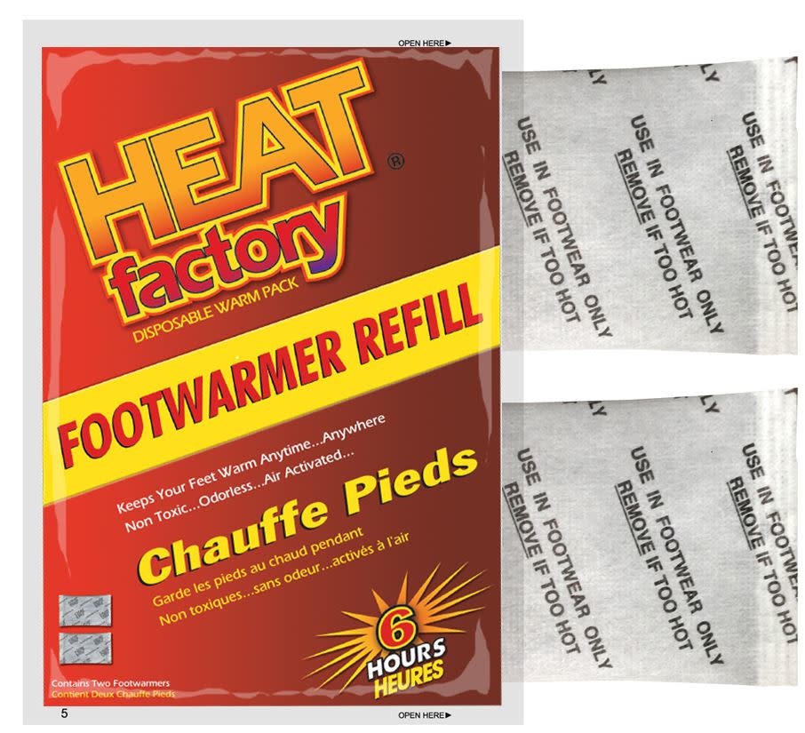 Heat Factory Disposable Foot Warmers, 1 Pair Outdoor Essentials