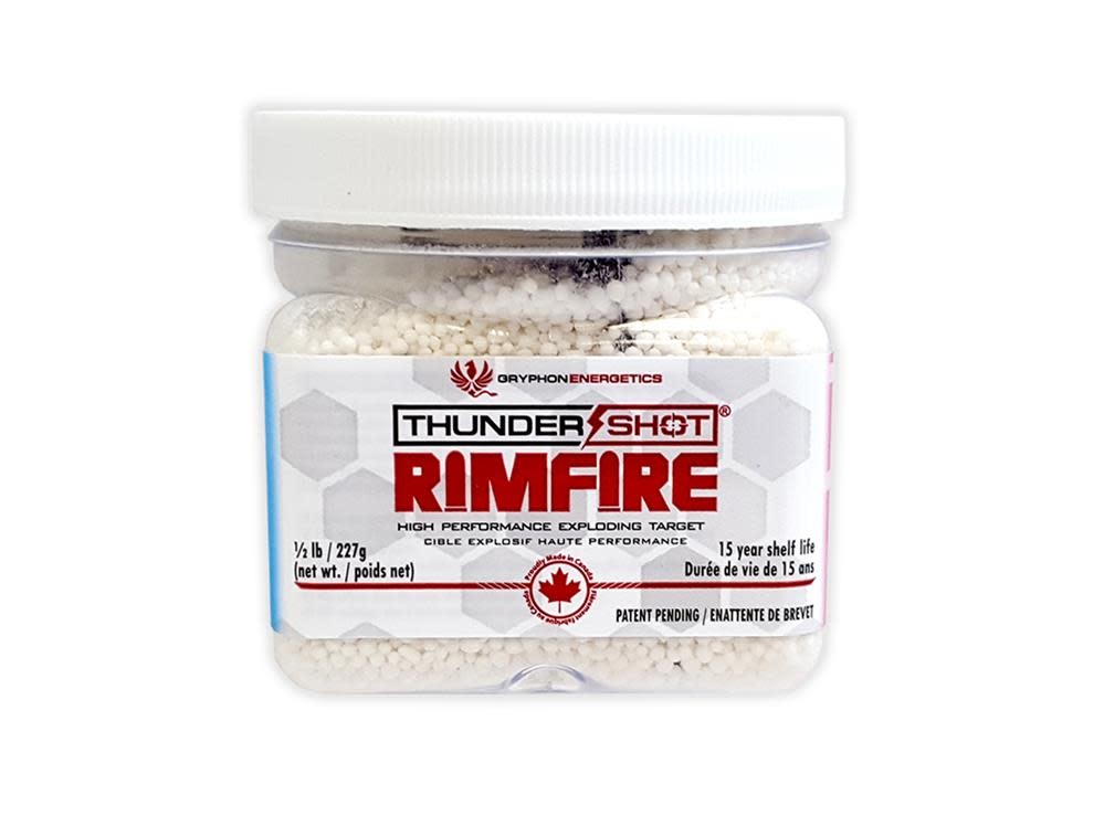 ThunderShot Gryphonenergetics Rimfire Exploding Target 1/2lb Outdoor
