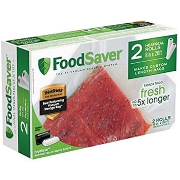 Tilia FoodSaver Tilia Foodsaver 8-inch x 20-foot Heat Seal Rolls, 2/Pack