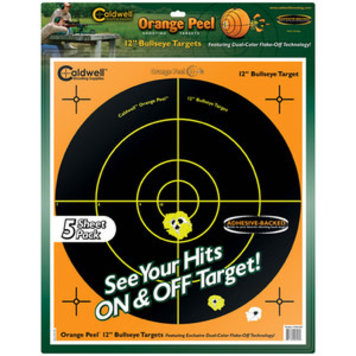 Caldwell Shooting Supplies Caldwell Orange Peel Sight-In 12" Targets 5/Pack