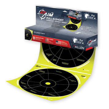 Allen Allen EZ Aim Pull-N-Shoot Circle Splash Paper Target 12" x 12" 8/Pack