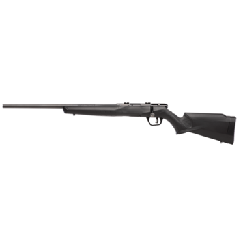 Savage Savage B22 F Rimfire Bolt-Action Rifle, Black Synthetic Stock, Blued, Left Hand, 22 Mag