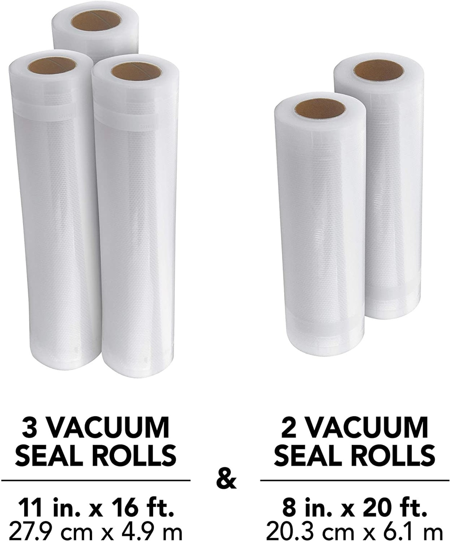 Tilia Foodsaver 8 Inch Vacuum Sealer Roll, 3 Pack