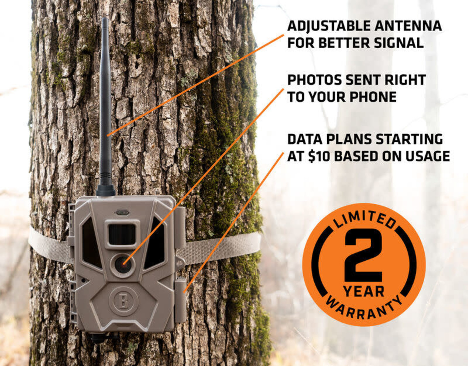 Bushnell CelluCORE 20MP Cellular Trail Camera Outdoor Essentials