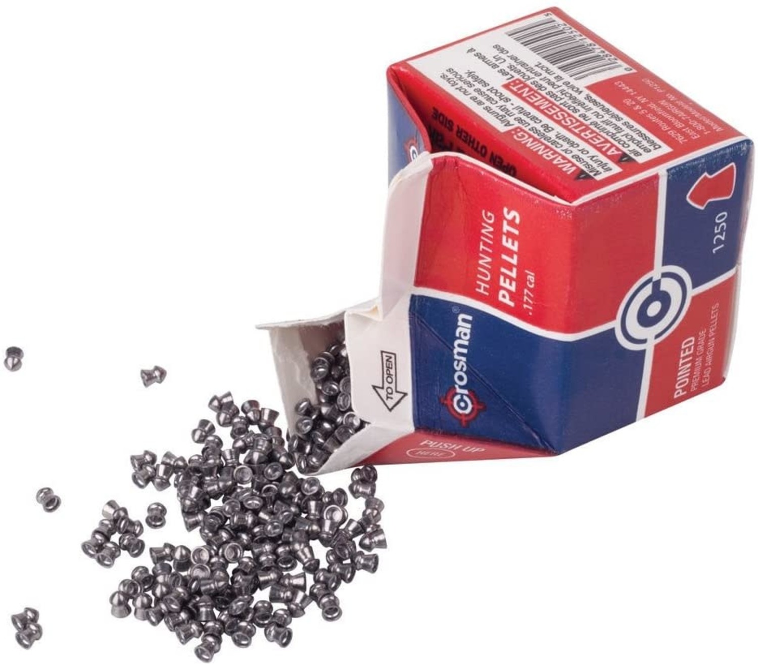 Crosman .177 Pointed Pellets 1250/Pack Outdoor Essentials