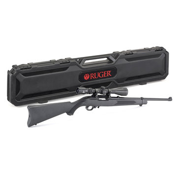 Ruger Ruger 10/22 Carbine Semi-Automatic Rifle Combo, Synthetic Stock, Blued Barrel, 22 LR