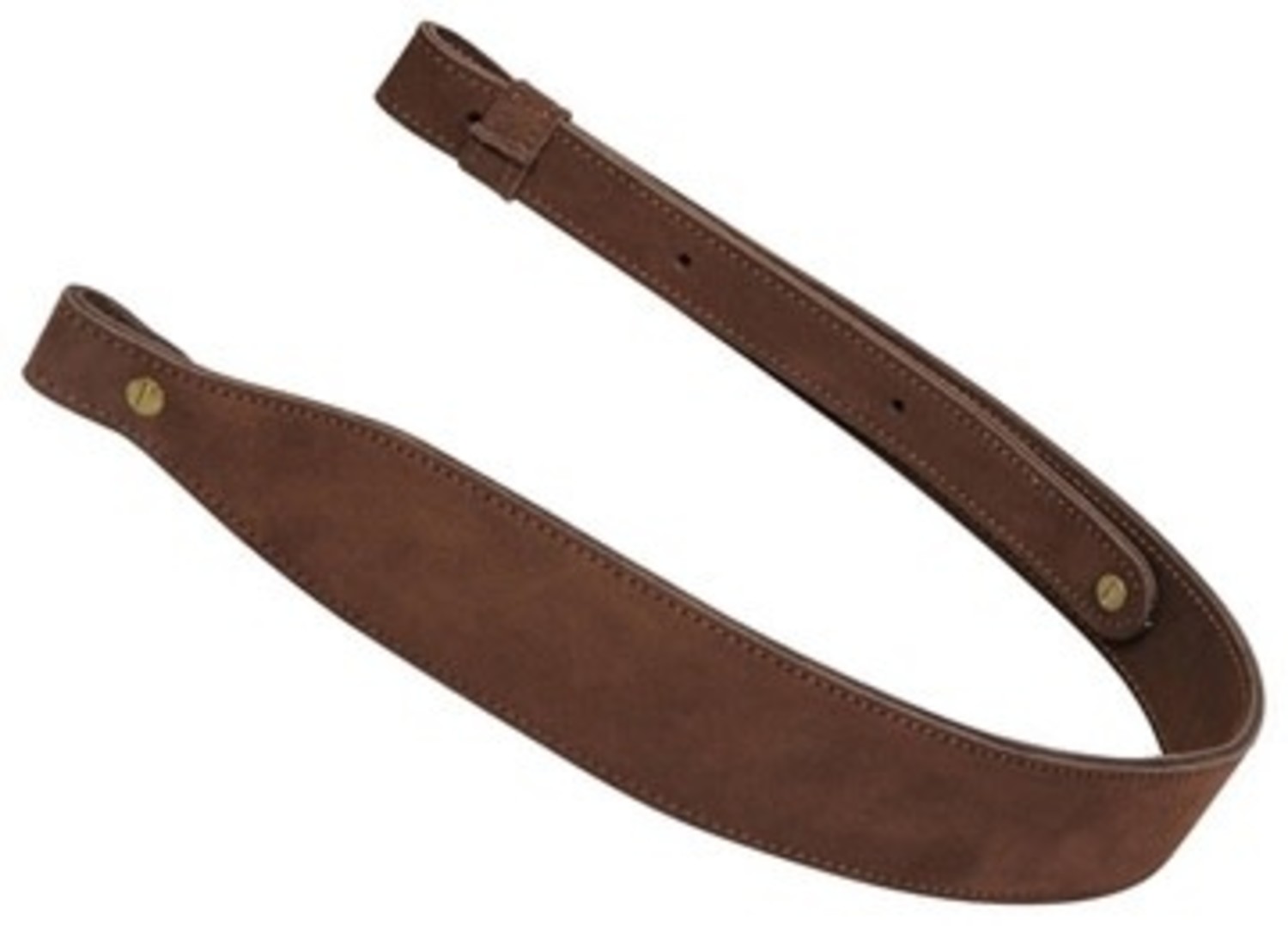 Levy's Leathers Braided Leather Rifle Sling with Suede Backing, 31-35,  Walnut & Green #SN7BS-WAL/GRN - Al Flaherty's Outdoor Store