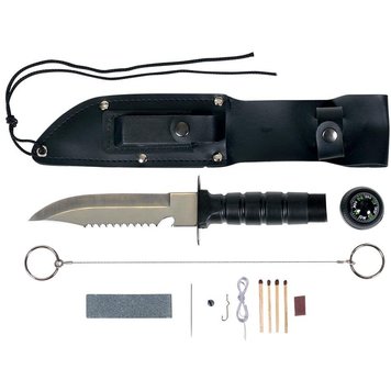 Stealth Cleaver Knife - 8 Inch Black Tactical Cleaver - Rectangle Blade  Fixed Survival Knives