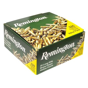 Remington Remington Golden Bullet Value Pack 22LR 36 Grain Plated Hollow Point (525/Pack)
