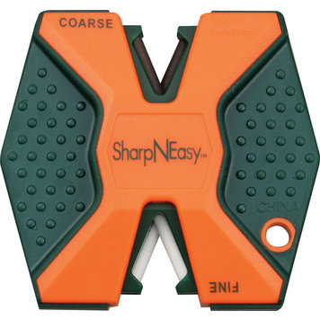 AccuSharp Knife & Tool Sharpeners AccuSharp Sharp-N-Easy 2 Stage Sharpener Orange