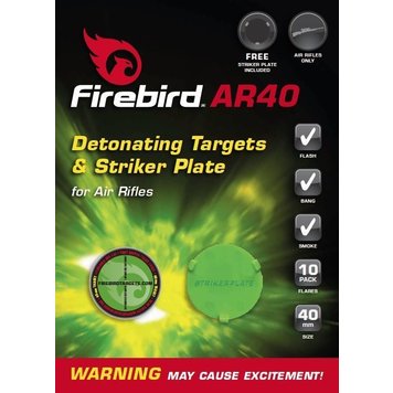 Firebird Targets FireBird SniperFire 40mm Exploding Targets, 10/Pack