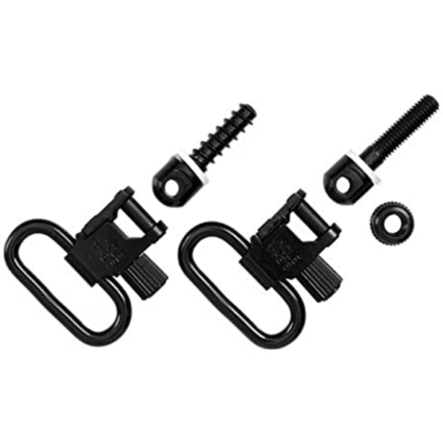 Uncle Mike's QD 115 Sling Swivels, Blued, 1Inch Loop Outdoor Essentials