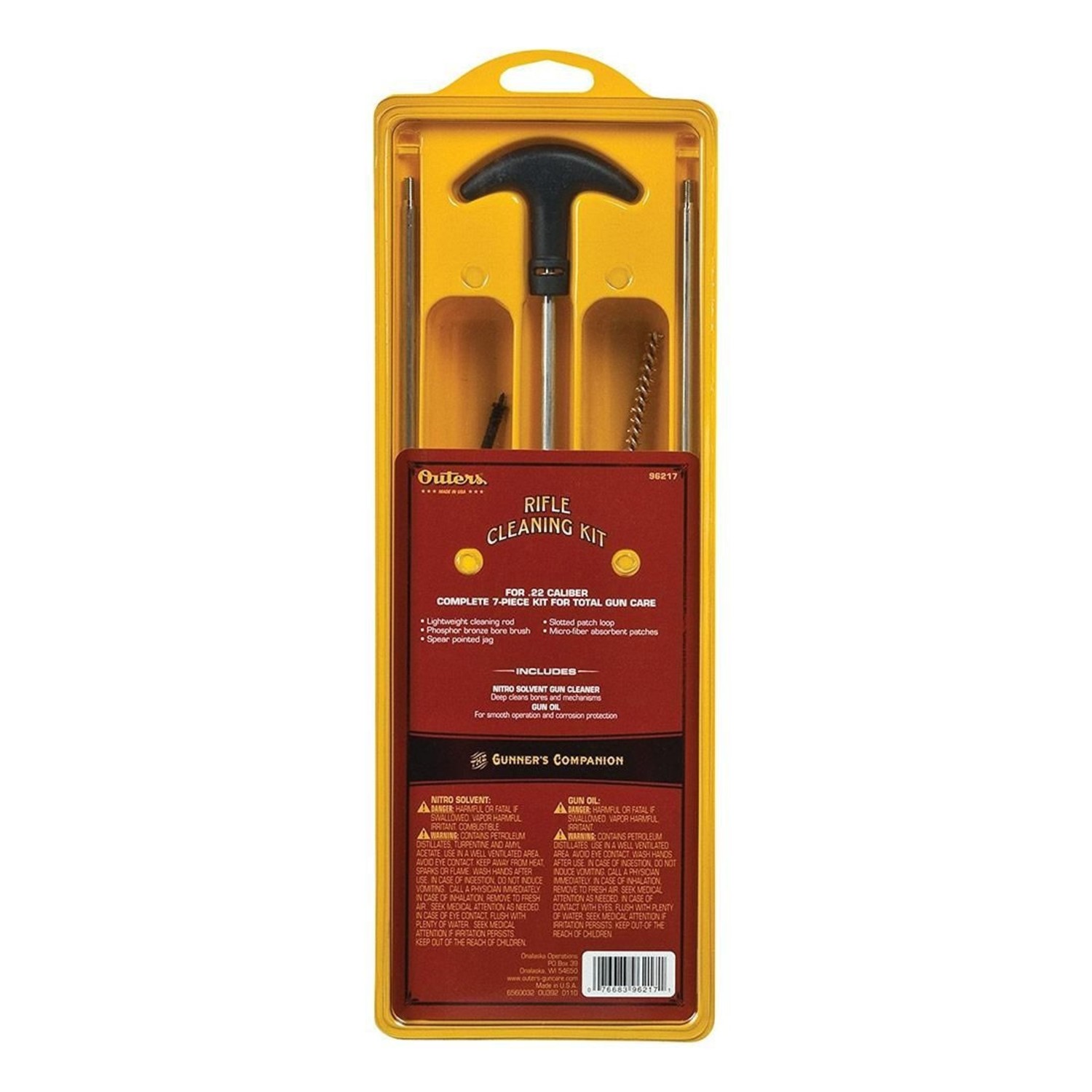 Outers Gunslick Rifle Cleaning Kit Outdoor Essentials