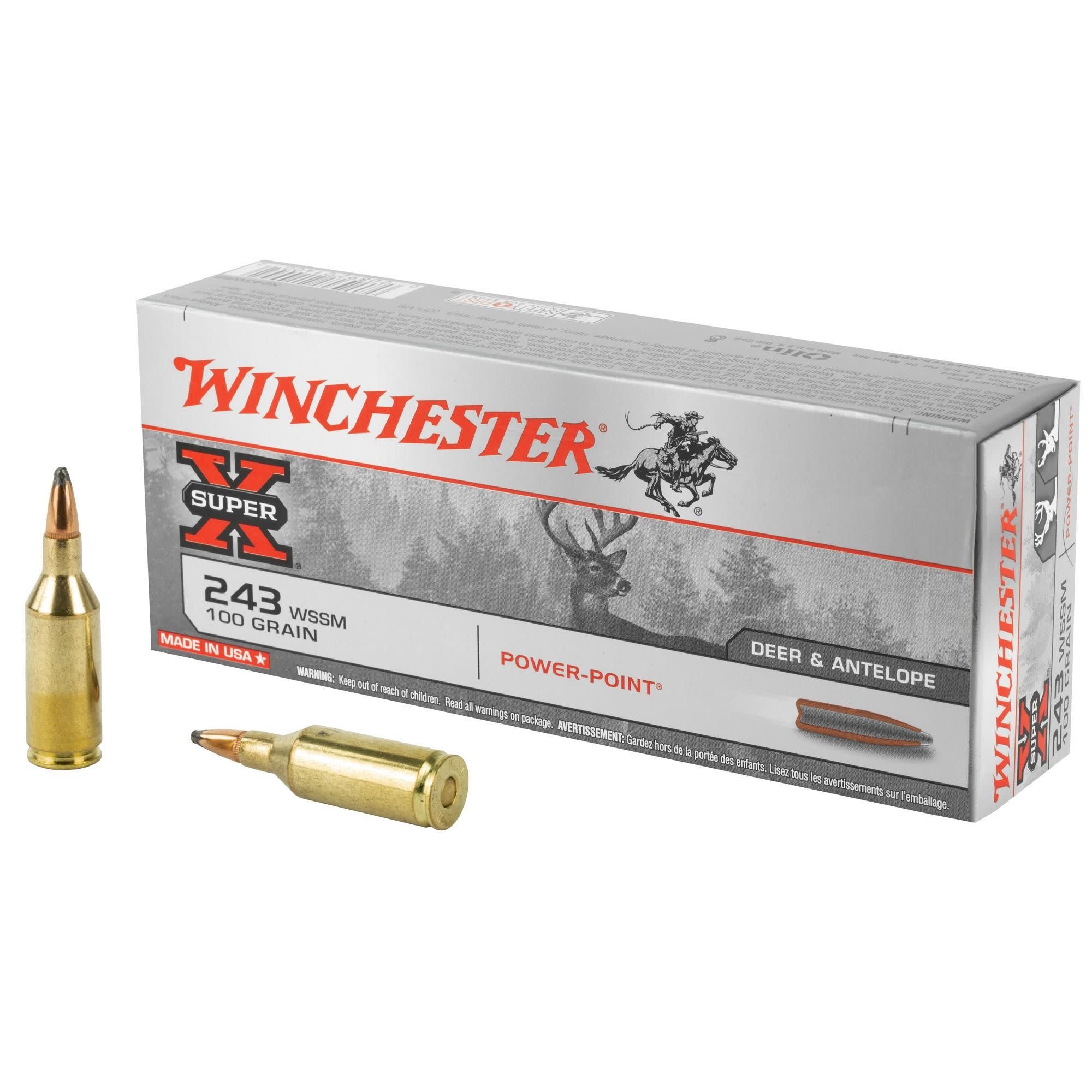 Winchester 243 WSSM 100 Grain PP Outdoor Essentials