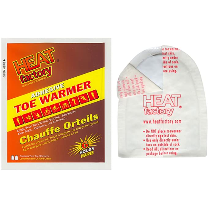 Heat Factory Disposable Adhesive Toe Warmer, 1/Pair Outdoor Essentials