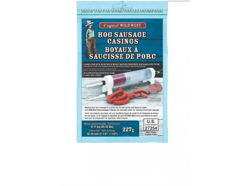 Wild West Hog Sausage Casing 227g Outdoor Essentials
