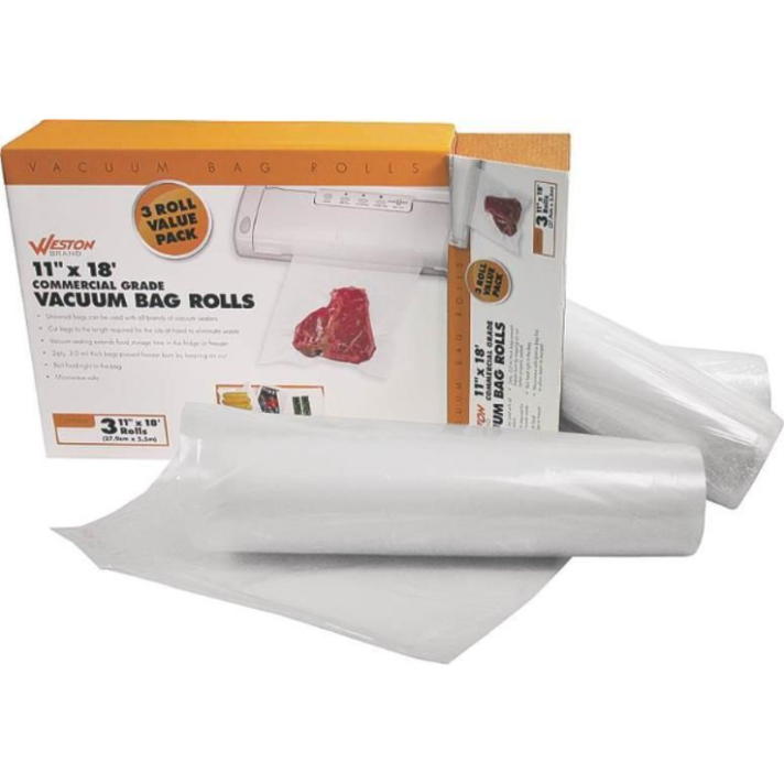 Foodsaver 11 x 18' GameSaver Expandable Vacuum Bag Rolls, 2-Pack