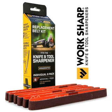 Work Sharp Sharpeners Work Sharp Medium Belt Replacement Kit 6/Pk
