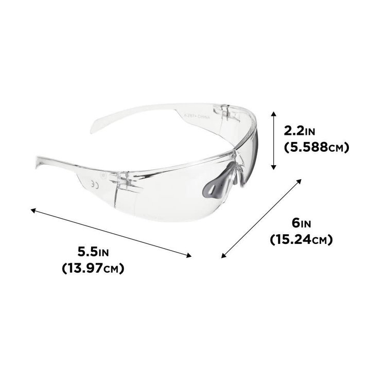 Allen Protector Shooting Safety Glasses, Clear Lenses Outdoor Essentials