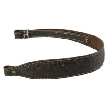 Levy's Levy's Dark Brown Deluxe Series Rifle Sling Moose