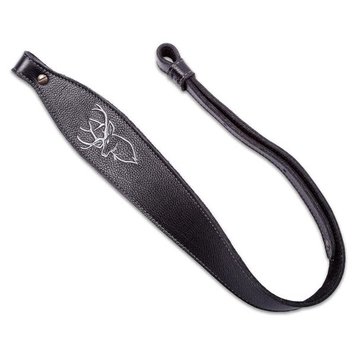 Levy's Levy's Guide Series Black/Grey Garment Leather Rifle Sling Deer