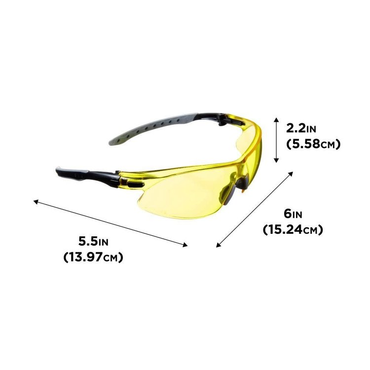 Allen Keen Shooting Safety Glasses, Yellow Lenses Outdoor Essentials