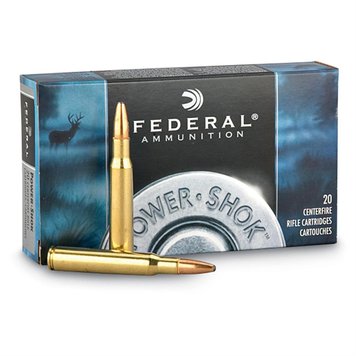 Federal Ammunition Federal Power-Shok Jacketed Soft Point 6.5x55 Swedish 140 Grain