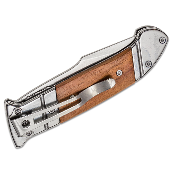 SOG Fielder Folding Knife 3.3" Blade, Wood Handle Outdoor Essentials