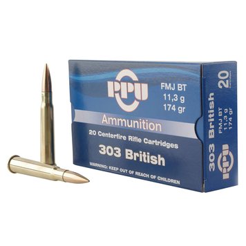 Prvi Partizan Ammunition PPU 303 British 174 Grain Full Metal Jacket
