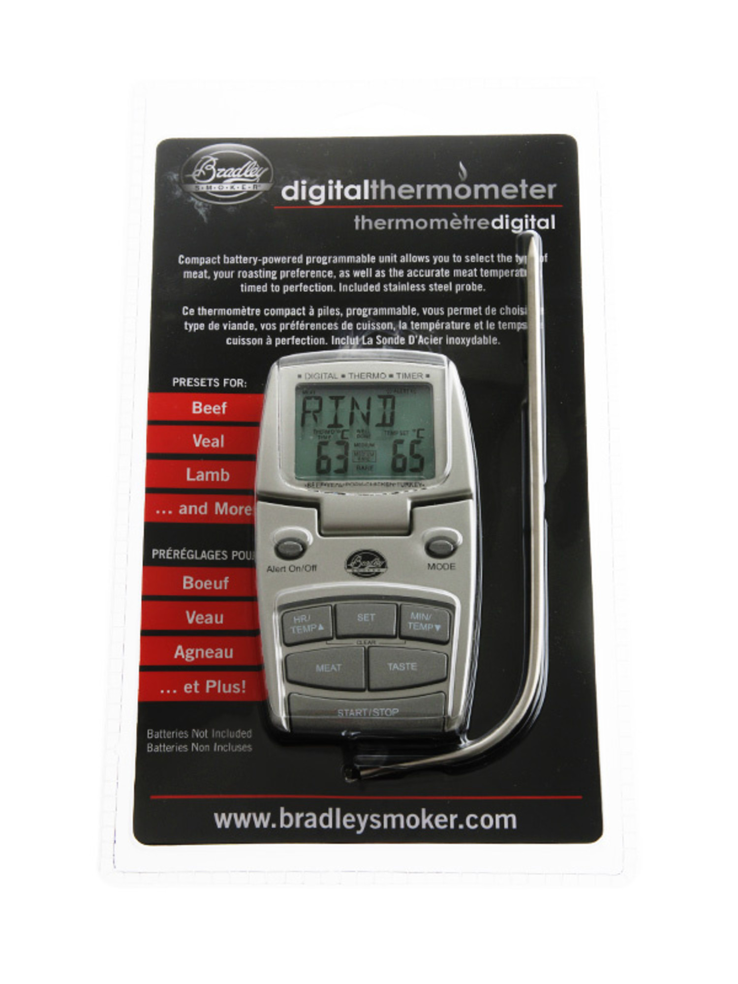 Bradley Smoker Digital Smoker Thermometer, Batteries Not included at  Tractor Supply Co.