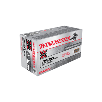 Winchester Winchester Ammunition 25-20 WIN 86 Grain Super X Jacketed Soft Point