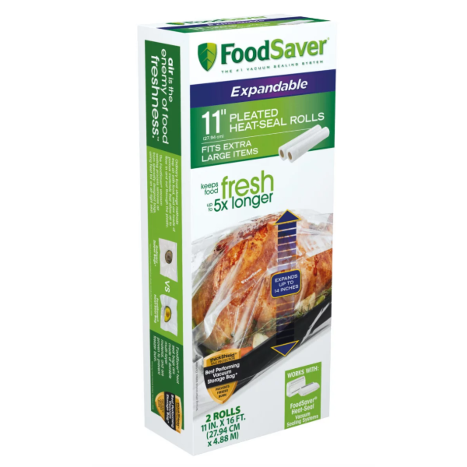 Tilia Foodsaver 8 Inch Vacuum Sealer Roll, 3 Pack