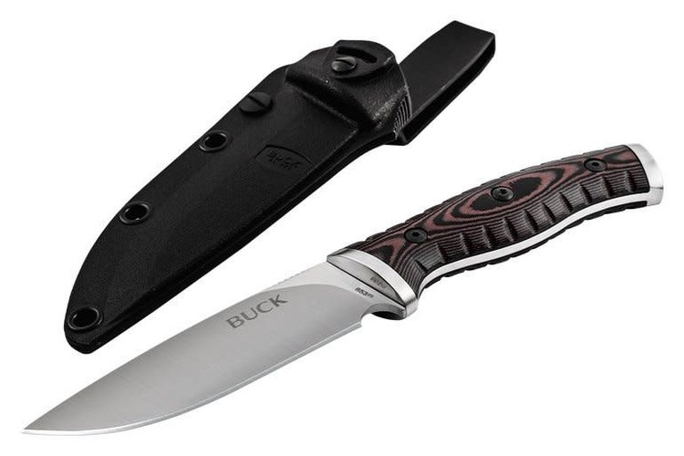 Buck 853 Small Selkirk Fixed Blade Knife with Sheath Outdoor Essentials