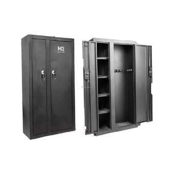 HQ Outfitters HQ Outfitters 10 Gun Double Door Steel Cabinet Black