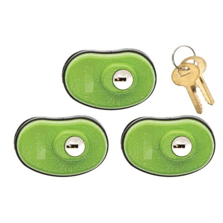 Lockdown Trigger Locks Keyed 3 Pack Green Outdoor Essentials