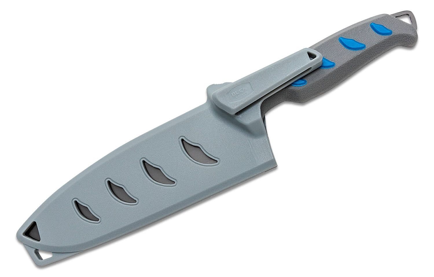 Buck Hookset 6 Cleaver Salt Water Knife Blue/Gray - Outdoor Essentials