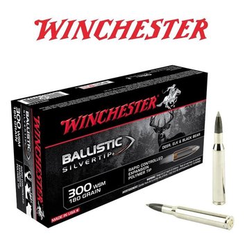 Winchester Winchester 300 WSM 180 Grain Ballistic Silver Tip