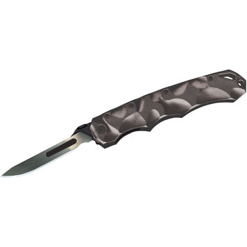 Havalon Knives Havalon Knives Piranta Stag Replaceable Blade Knife with 12 Blades Black