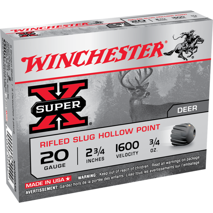 410 shotgun shells 4x2.5 winchester slugs + 1x3 imperial