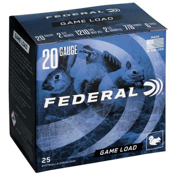 Federal Ammunition Federal 20 Gauge 2 3/4" 7/8 Oz #6 Game Load