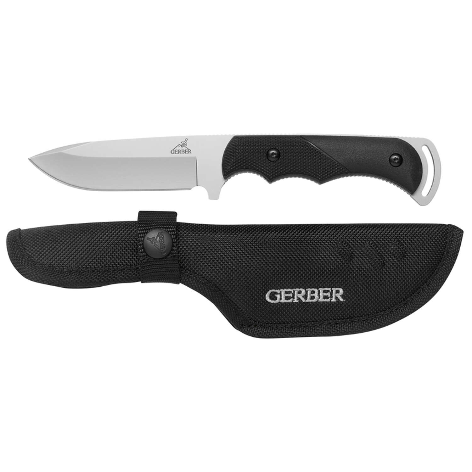 Gerber Freeman Guide Drop Point Plain Edge Fixed Blade Knife w/Sheath