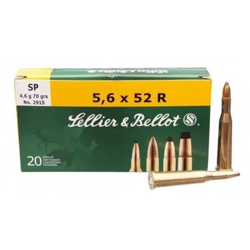 Sellier & Bellot Sellier & Bellot: 5.6x52R 70 Grain Soft Point