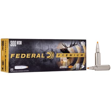 Federal Ammunition Federal Premium 300 WSM 180 Grain Trophy Bonded Tip