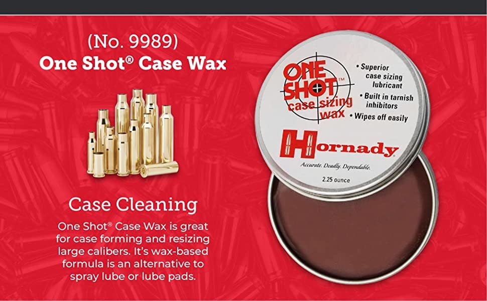 Hornady ONE SHOT Case Sizing Wax Outdoor Essentials