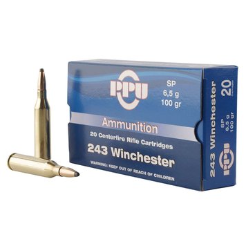 Prvi Partizan Ammunition PPU 243 Win 100 Grain Soft point