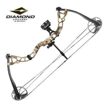 Diamond Archery Diamond Archery ATOMIC Compound Bow, RH, 6- 29#, MO BreakUp Country
